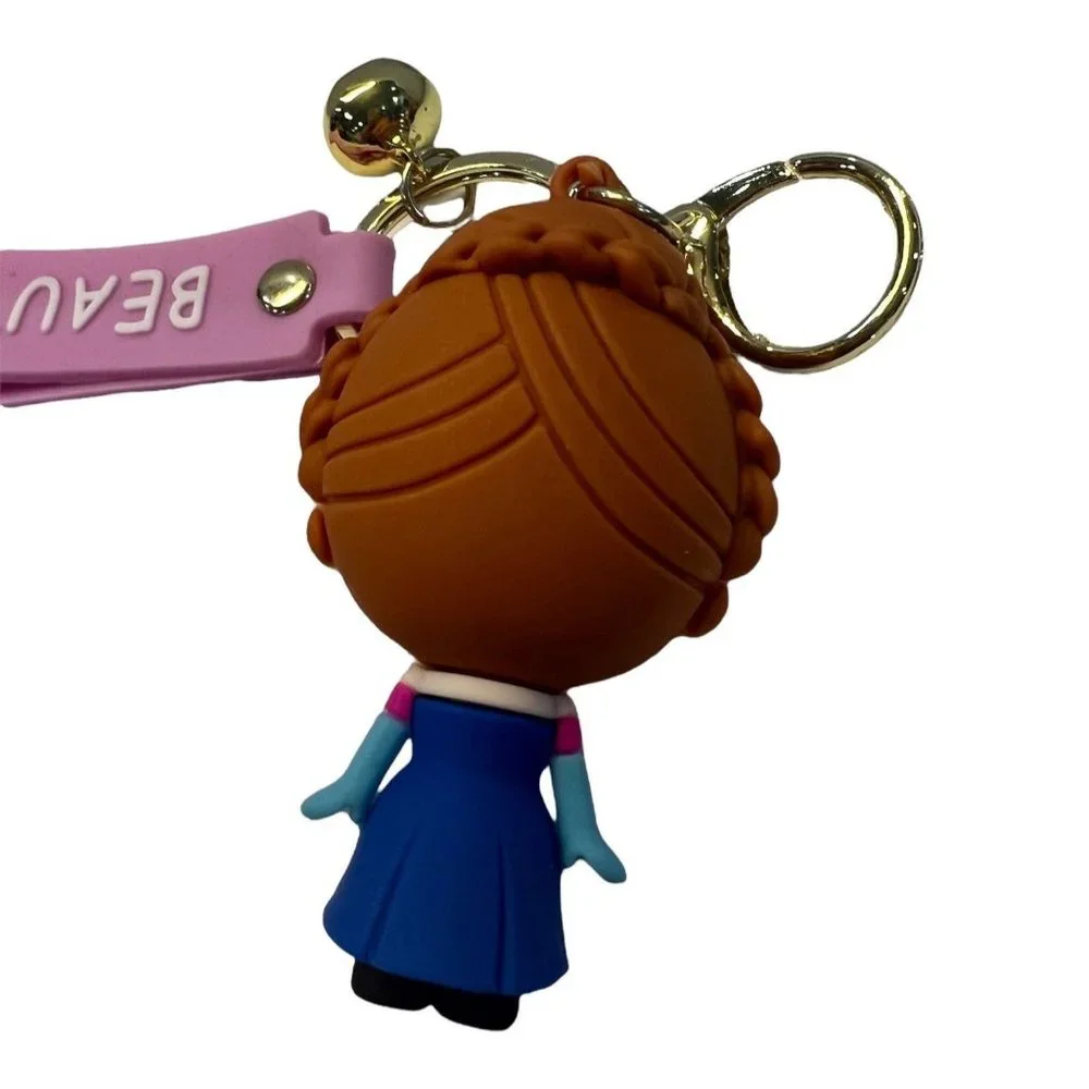 NEW Frozen Anna PVC‎ Keychain/Bag Clip
